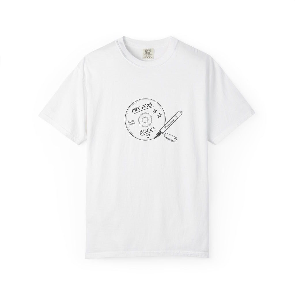 Rewind – Cassette & Pencil Tee