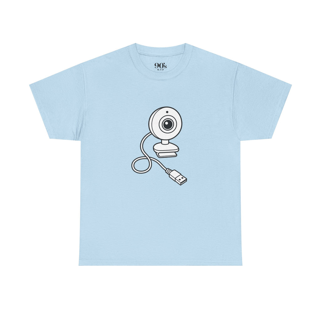 Retro Webcam Tee | Minimalist Tech Nostalgia T-Shirt