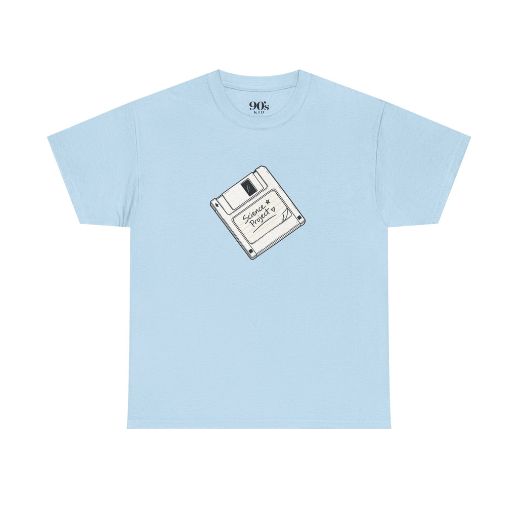 Retro Floppy Disk Tee | "Science Project" 90s T-Shirt