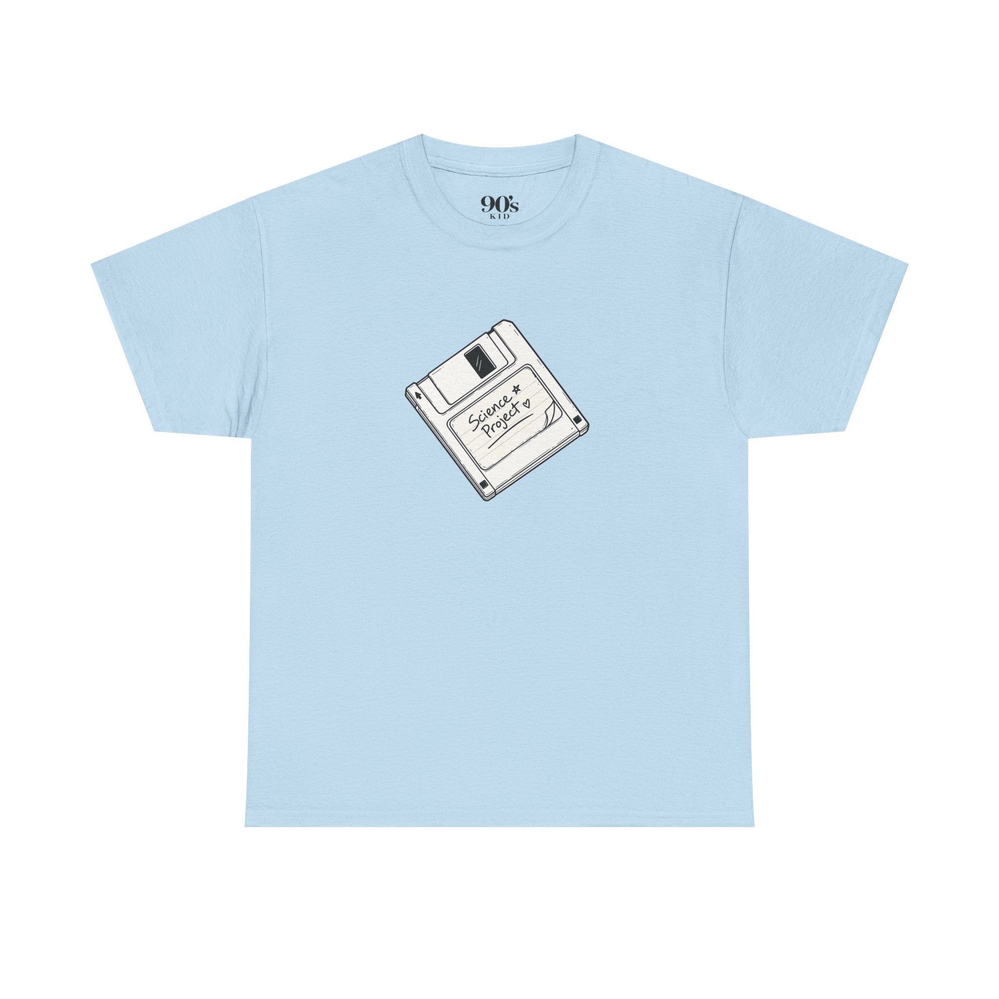 Retro Floppy Disk Tee | "Science Project" 90s T-Shirt