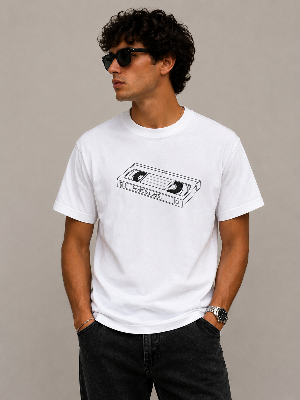 Retro VHS Tape Tee | "Do Not Tape Over" 90s T-Shirt