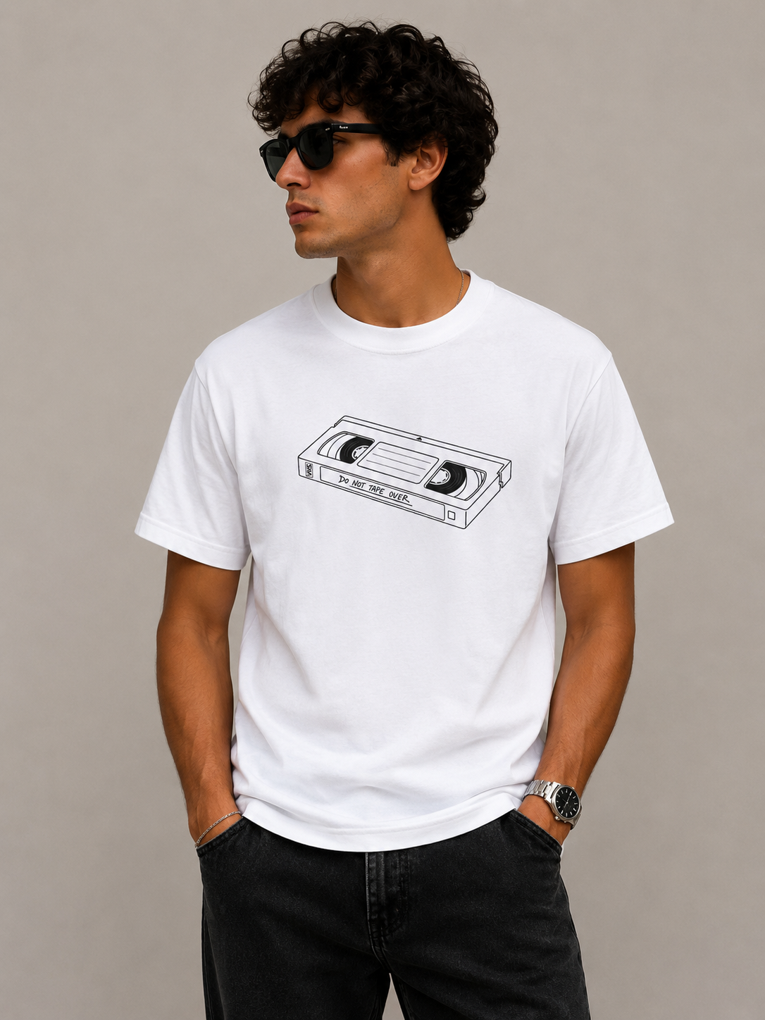 Retro VHS Tape Tee | "Do Not Tape Over" 90s T-Shirt
