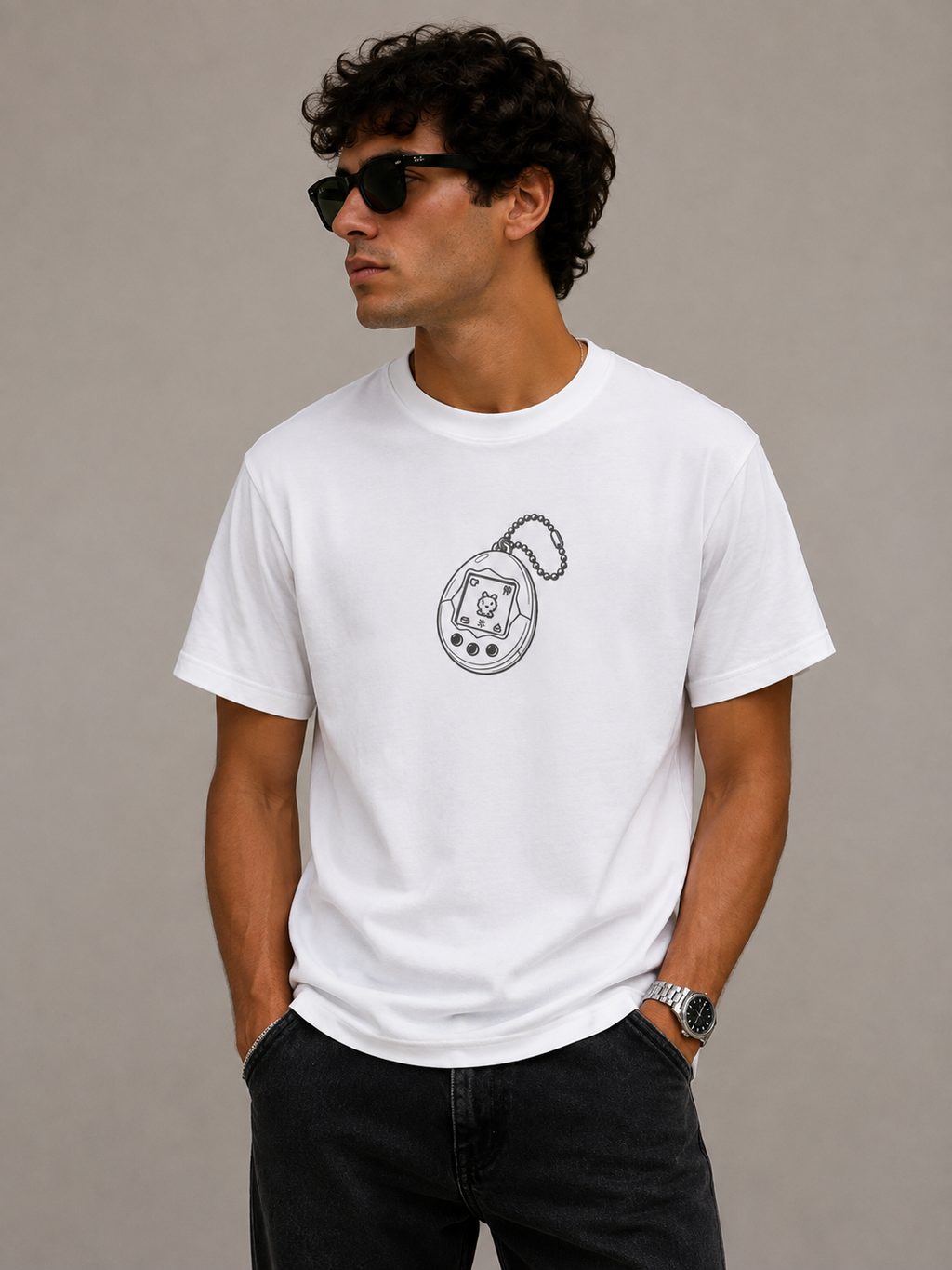 Retro Virtual Pet Tee | 90s Nostalgia Pixel Pet T-Shirt